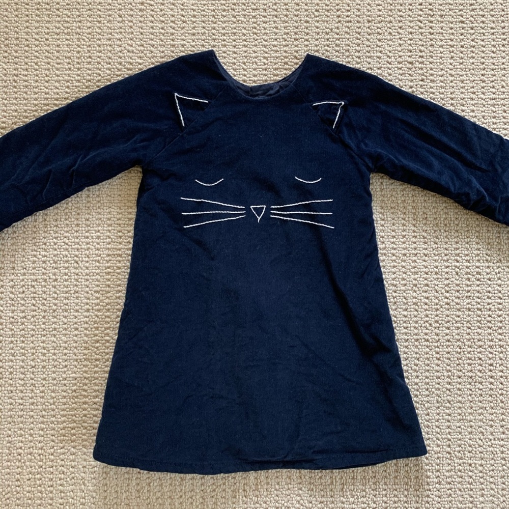 Corduroy preschool fall dress